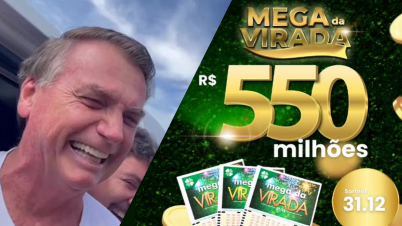 Jair Bolsonaro promete dividir prêmio da Mega da Virada com o povo