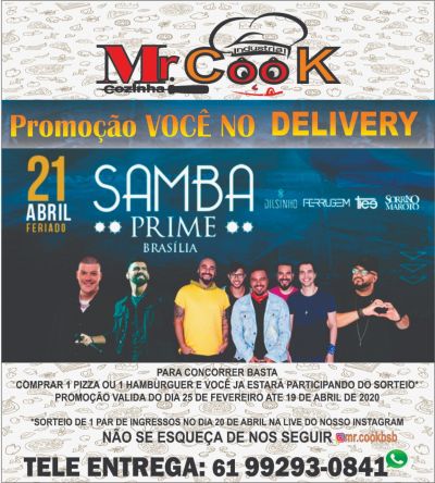 Mr. Cook - Promoção Você no Delivery!