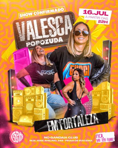 Valesca Popozuda no Gandaia Club em Fortaleza