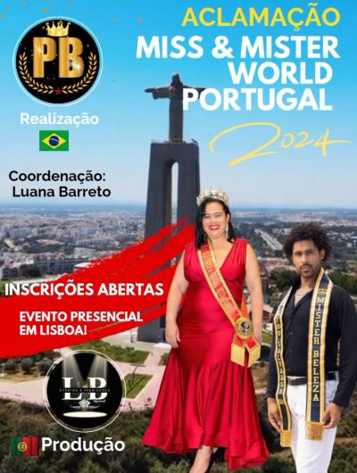 Aclamação Miss &amp; Mister World Portugal 2024