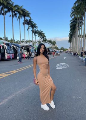 Grazyeli Silva em Aparecida do Norte.