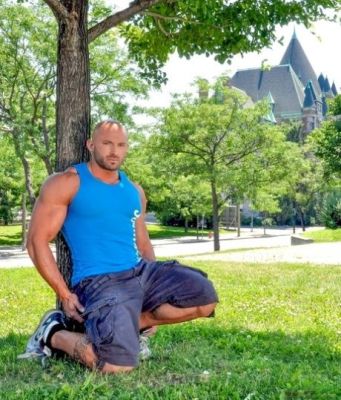 Photoshoot with Canadian actor, model and bodybuilder Max Chevalier, also known as Jason Barker and Maxim Claude.