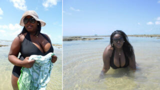 Plus-Size Model Lidiane Machado Shines in Porto Seguro