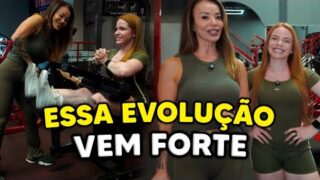 Ana Horikawa exibe o treino de posterior de Jéssica Lopez