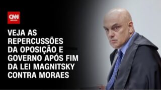 Revogação da Lei Magnitsky contra Moraes repercute entre governo e oposição