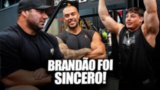 Brandão mandou a real para Gabriel Ganley