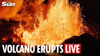 Hawaii’s Kilauea volcano erupts sending lava 30 meters into the sky