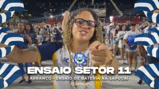 ARRANCO 2026 – BATERIA DE MESTRA LAÍSA NO ENSAIO DO SETOR 11 DA SAPUCAÍ
