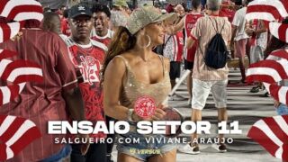 SALGUEIRO 2026 – ENSAIO DE BATERIA COM VIVIANE ARAÚJO NO SETOR 11 DA SAPUCAÍ