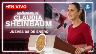 EN VIVO 🔴 Conferencia mañanera de la presidenta Claudia Sheinbaum | jueves 08 de enero de 2026