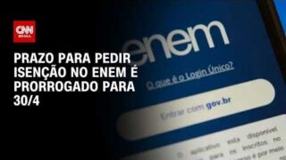 Enem: prazo para pedir isenção de taxa termina em 30 de abril | CNN 360°