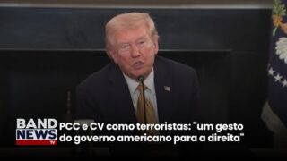 PCC e CV como terroristas: "um gesto do governo americano para a direita"