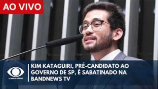 Kim Kataguiri, pré-candidato ao governo de SP, é sabatinado na BandNews TV