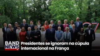 Presidentes Lula e Trump se encontraram no G7 e não se falaram | BandNews TV