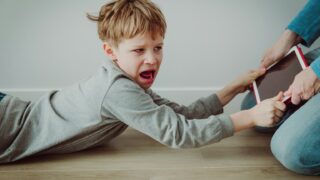 Why turning off screens is so hard for children – and four tips to make it easier