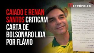 Caiado e Renan Santos reagem à carta de Bolsonaro lida por Flávio: “Negócio ridículo”