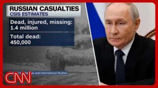 1.4M casualties: Russia is ‘losing at historical numbers’