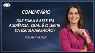 Juiz fuma e bebe em audiência