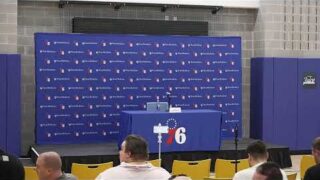 76ers introduce Jaylen Brown after trade from Celtics